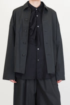 jude jacket rounded buttons black