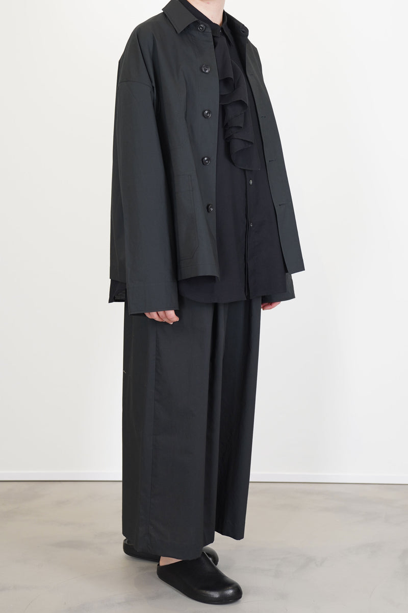 jude jacket rounded buttons black