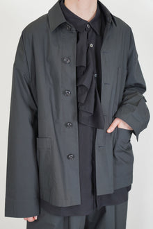 jude jacket rounded buttons black