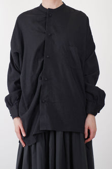 ball button shirt black