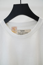 crew neck tee cotton jersey off-white