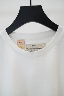 crew neck tee cotton jersey off-white