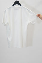 crew neck tee cotton jersey off-white