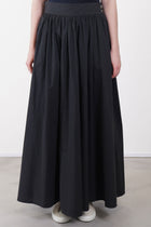 long smock flare skirt charcoal