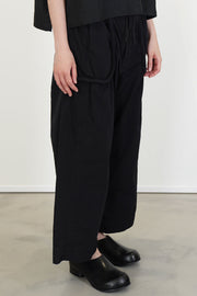 rope pocket pant black