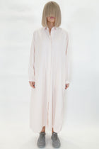 cotton cashmere simple shirt dress sakura