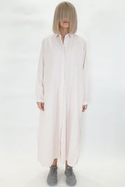 cotton cashmere simple shirt dress sakura