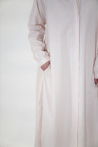 cotton cashmere simple shirt dress sakura