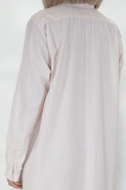 cotton cashmere simple shirt dress sakura