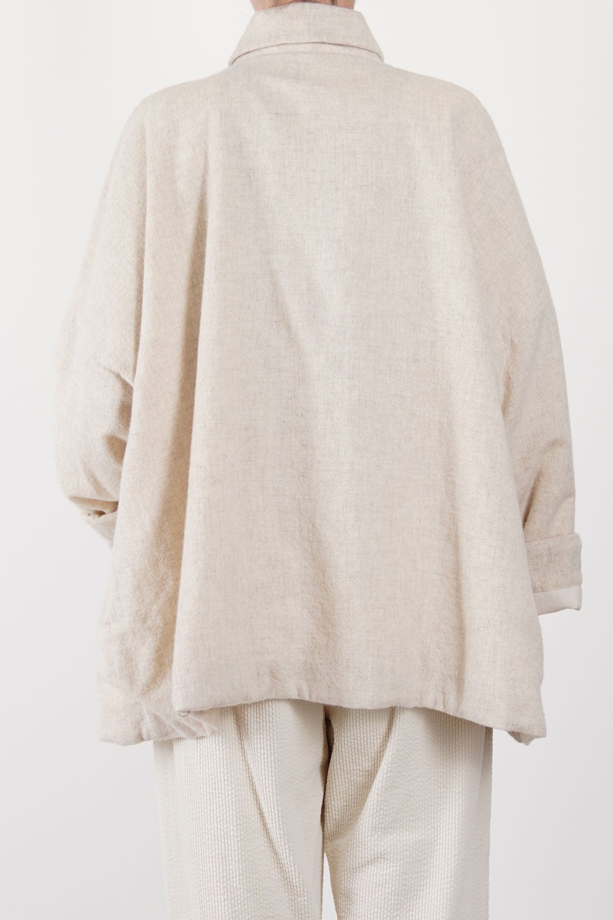 stole jackt wool cashmere ecru