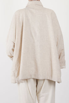 stole jackt wool cashmere ecru