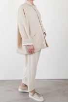 stole jackt wool cashmere ecru