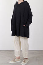 stole shirt wool cashmere charcoal