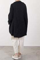 stole shirt wool cashmere charcoal