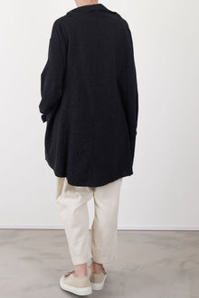 stole shirt wool cashmere charcoal