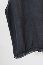 v-neck lace camisole black