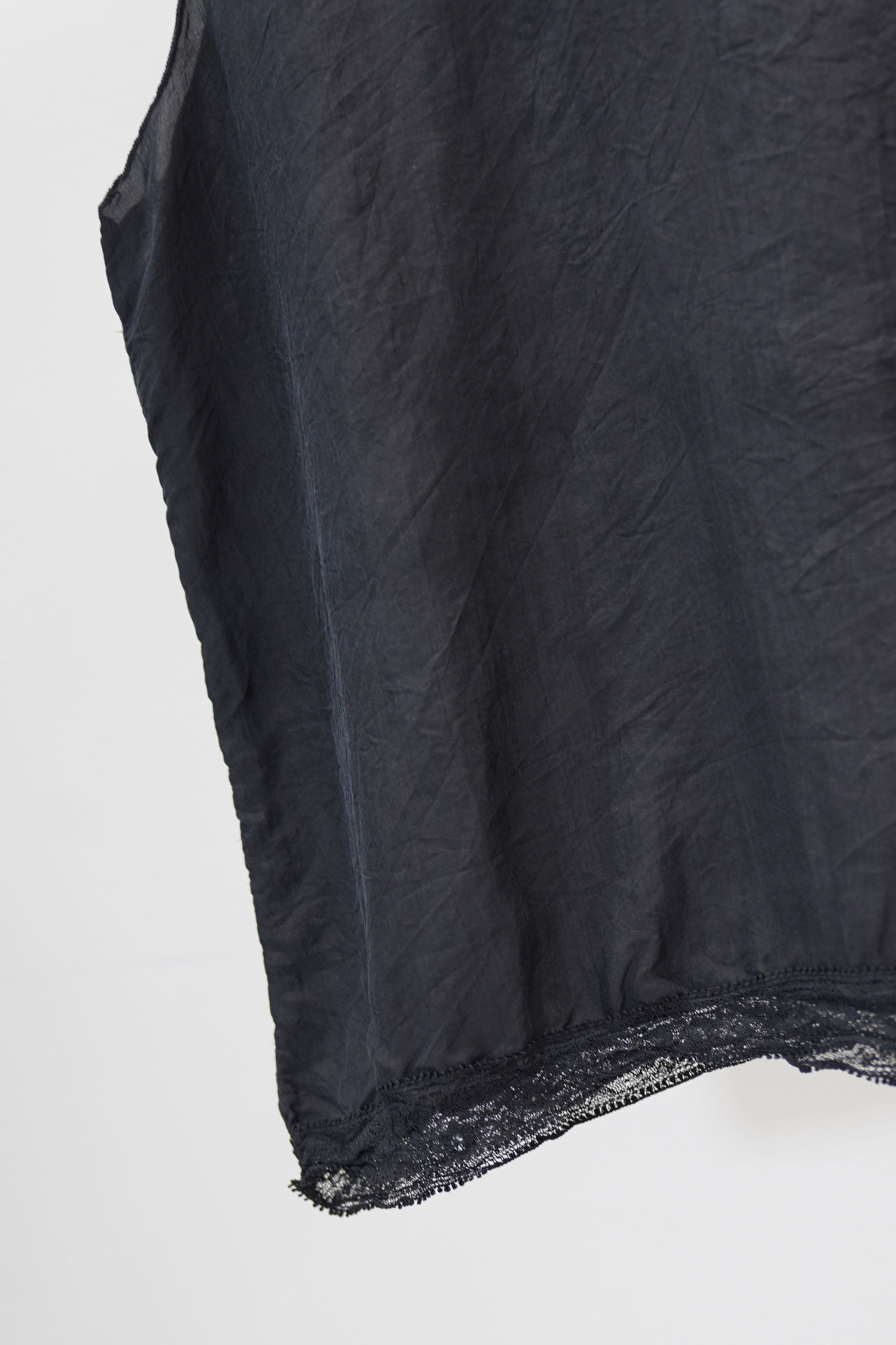 v-neck lace camisole black