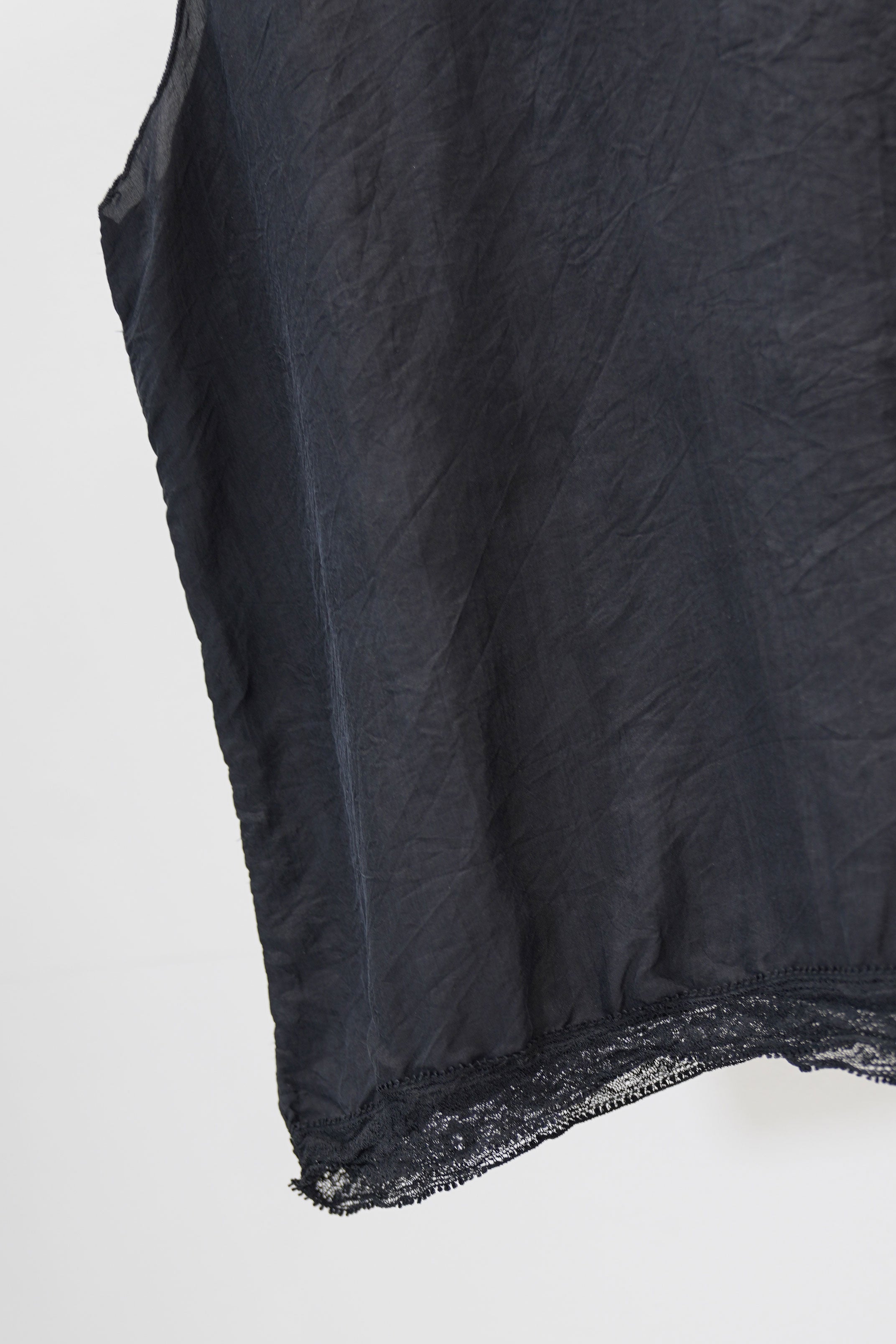 v-neck lace camisole black