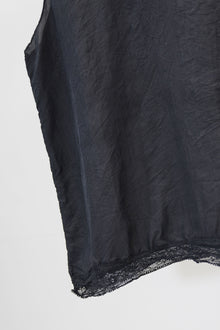 v-neck lace camisole black