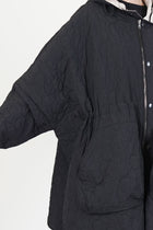 reversible sungjin coat black / cream