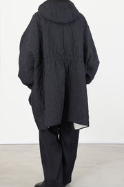 reversible sungjin coat black / cream