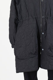 reversible sungjin coat black / cream