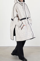 reversible sungjin coat black / cream