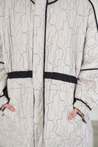 reversible sungjin coat black / cream