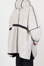 reversible sungjin coat black / cream