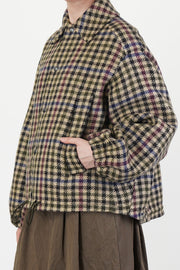 wool jacket ev-d multi check