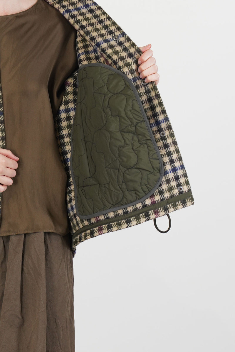 wool jacket ev-d multi check