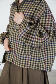 wool jacket ev-d multi check