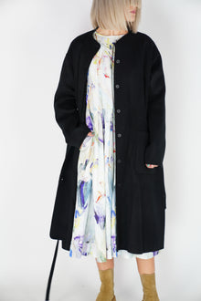 manuelle guibal cashmere coat shacash black
