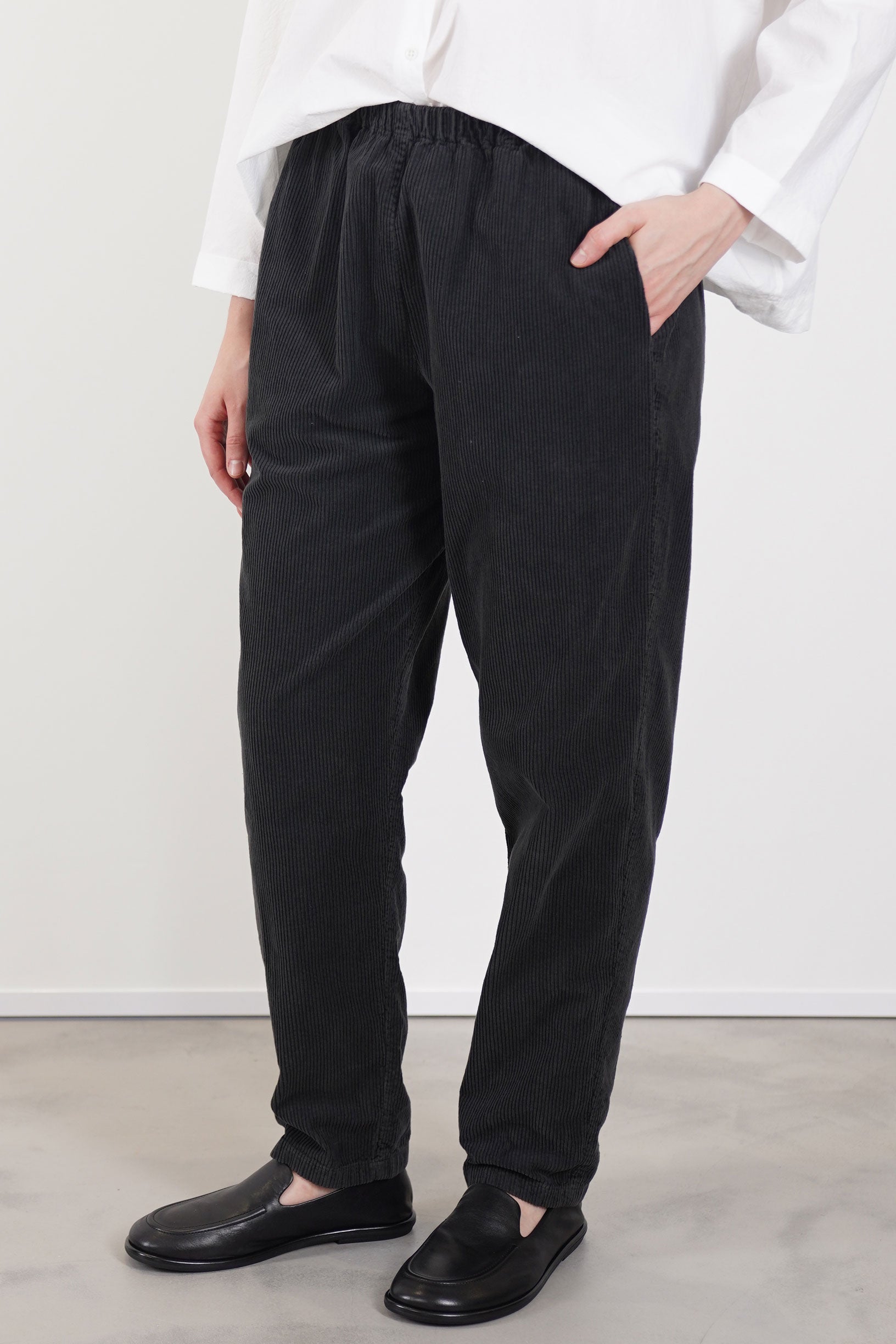 cord trousers simple timo graphite
