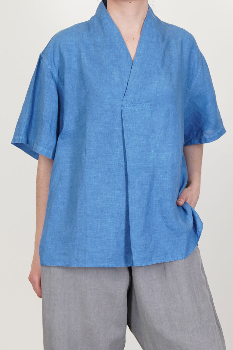 sh-100c blouse light natural indigo