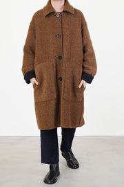 reversible coat dorian blue brown