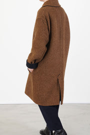 reversible coat dorian blue brown