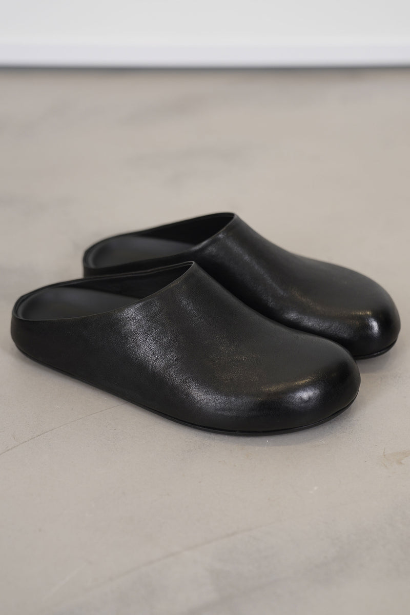 babouche 101 mule sandals leather black