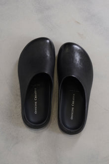 babouche 101 mule sandals leather black