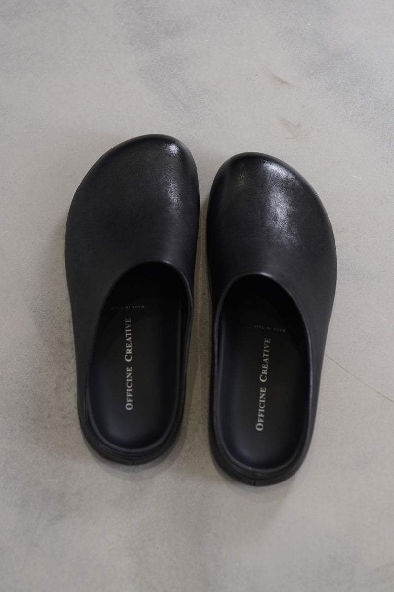 babouche 101 mule sandals leather black