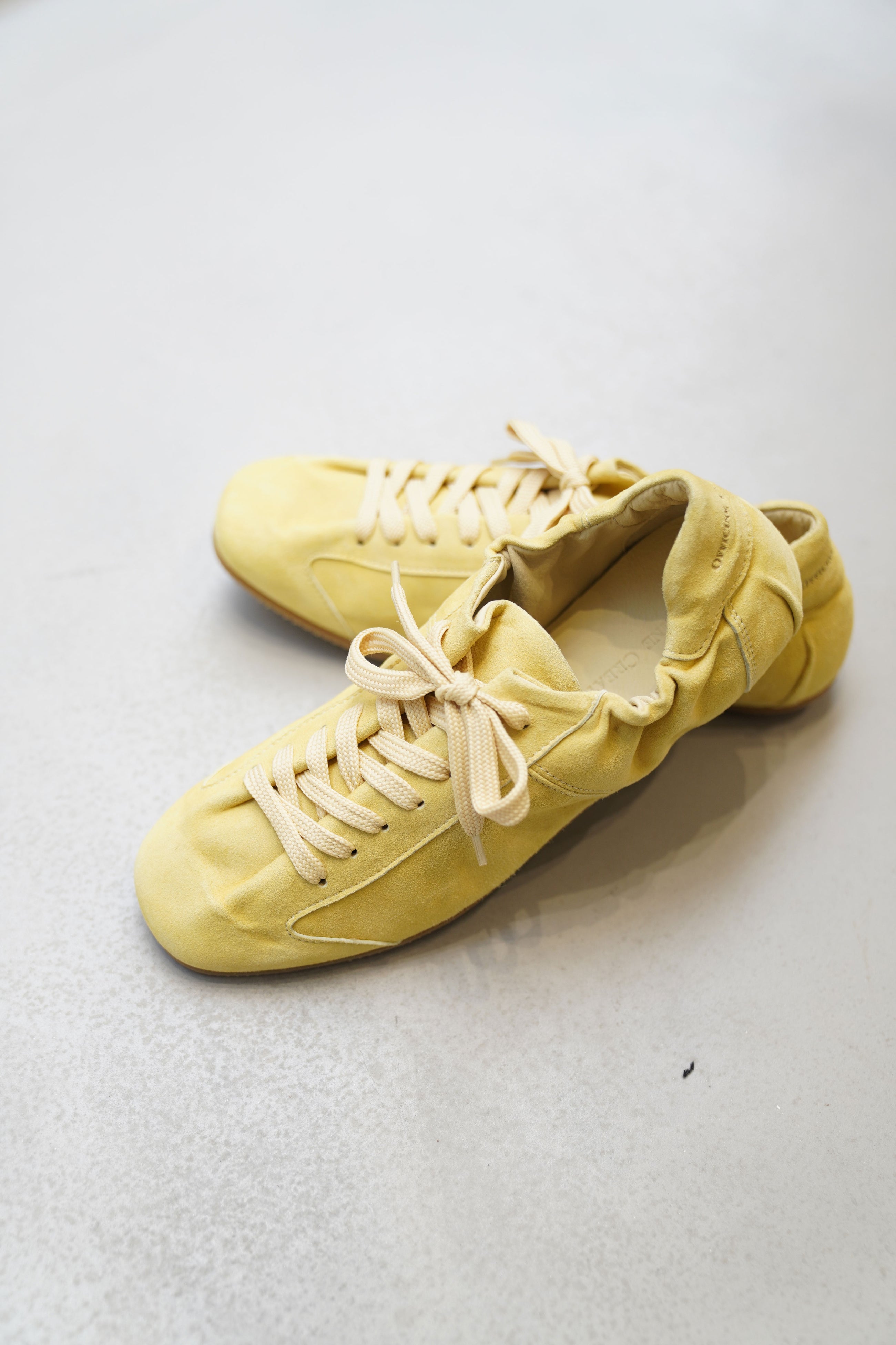 ballet 102 suede leather sneakers semola