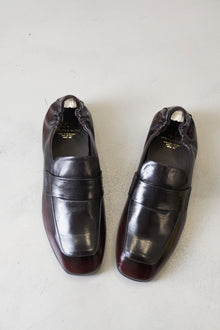 fontriers 101 leather loafers bordeaux super black