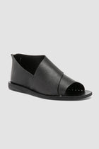 itaca 046 leather sandals ignis black