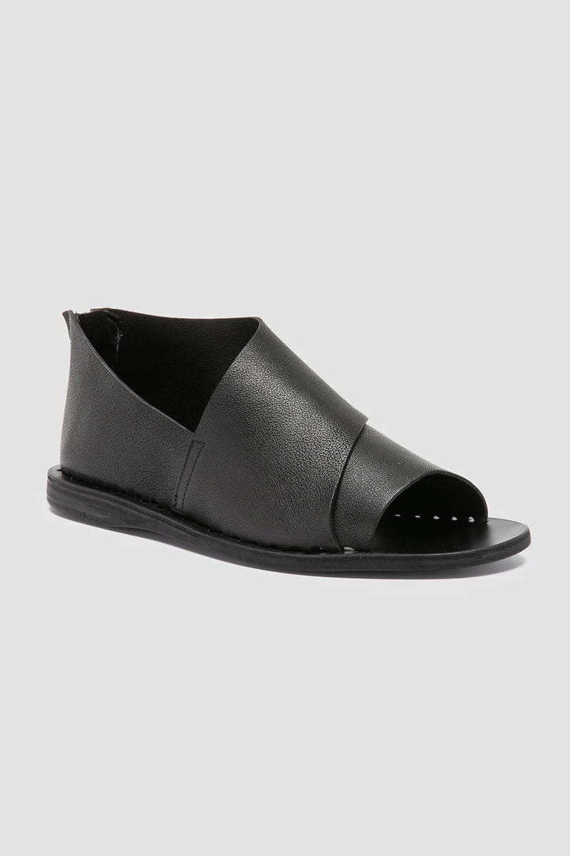 itaca 046 leather sandals ignis black