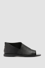 itaca 046 leather sandals ignis black