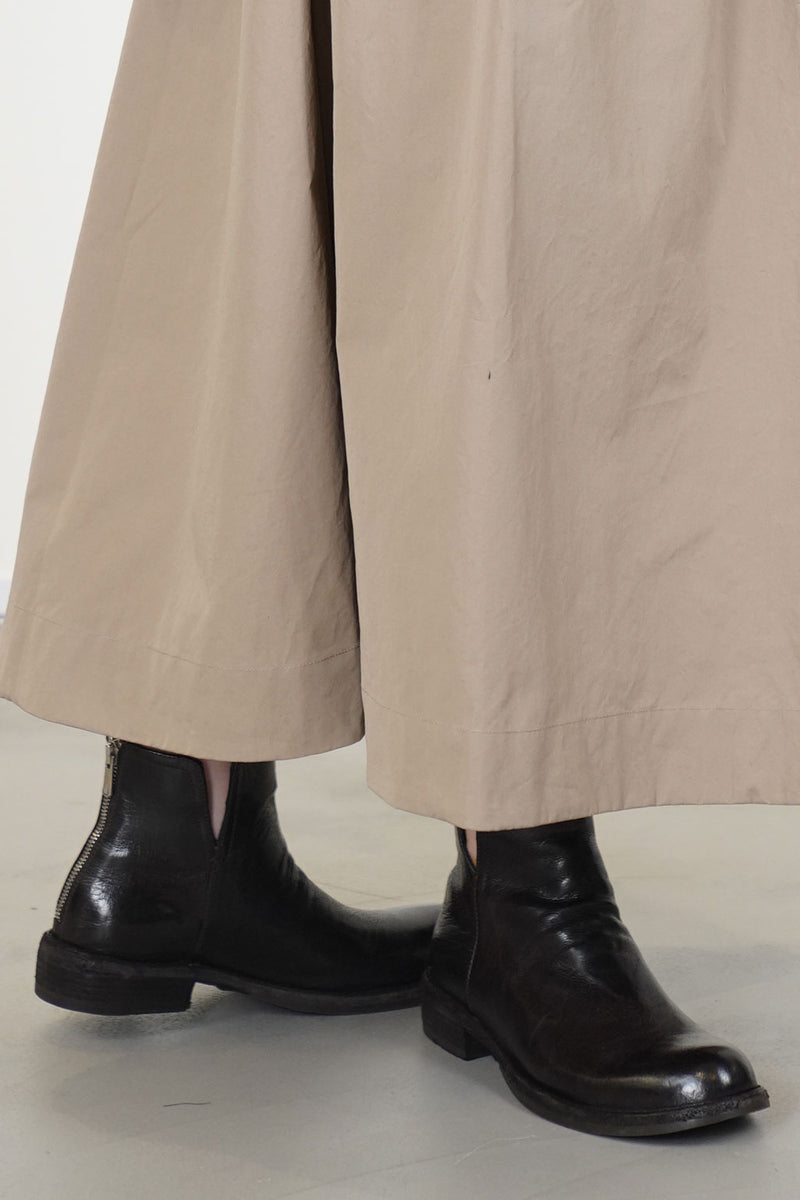 legrand 169 leather zipped boots ebony