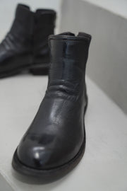 legrand 169 leather zipped boots ebony