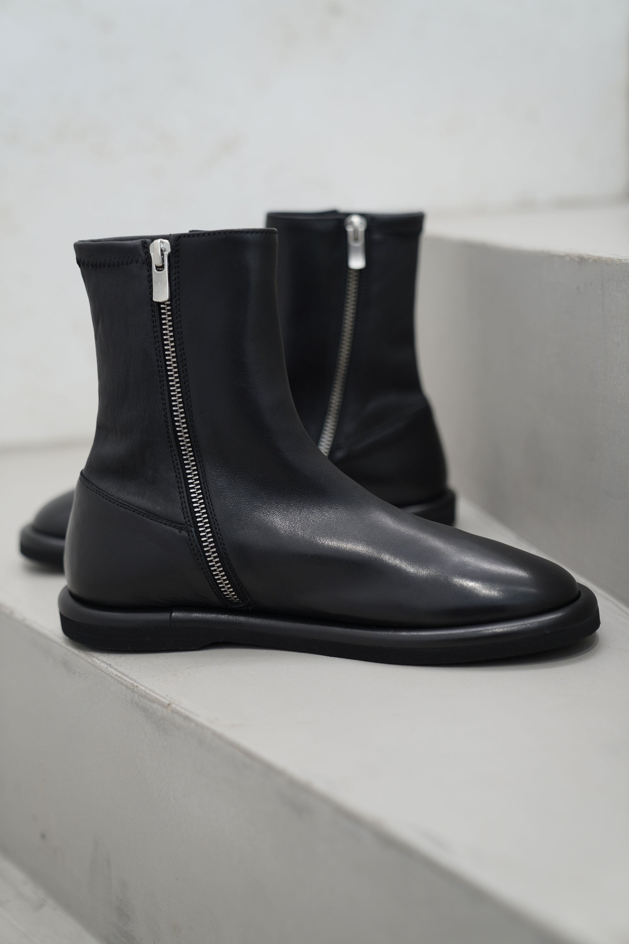 marjory 106 leather boots black