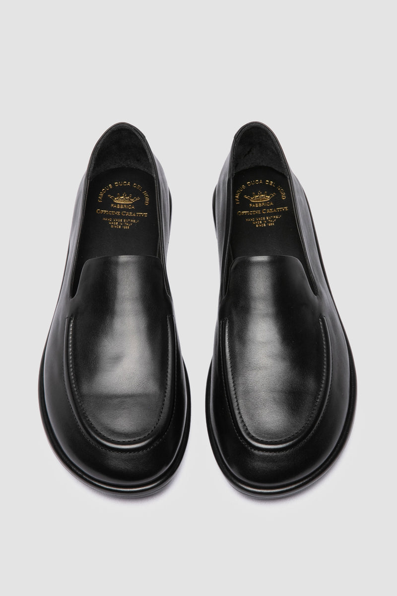 mienne 101 leather loafers black