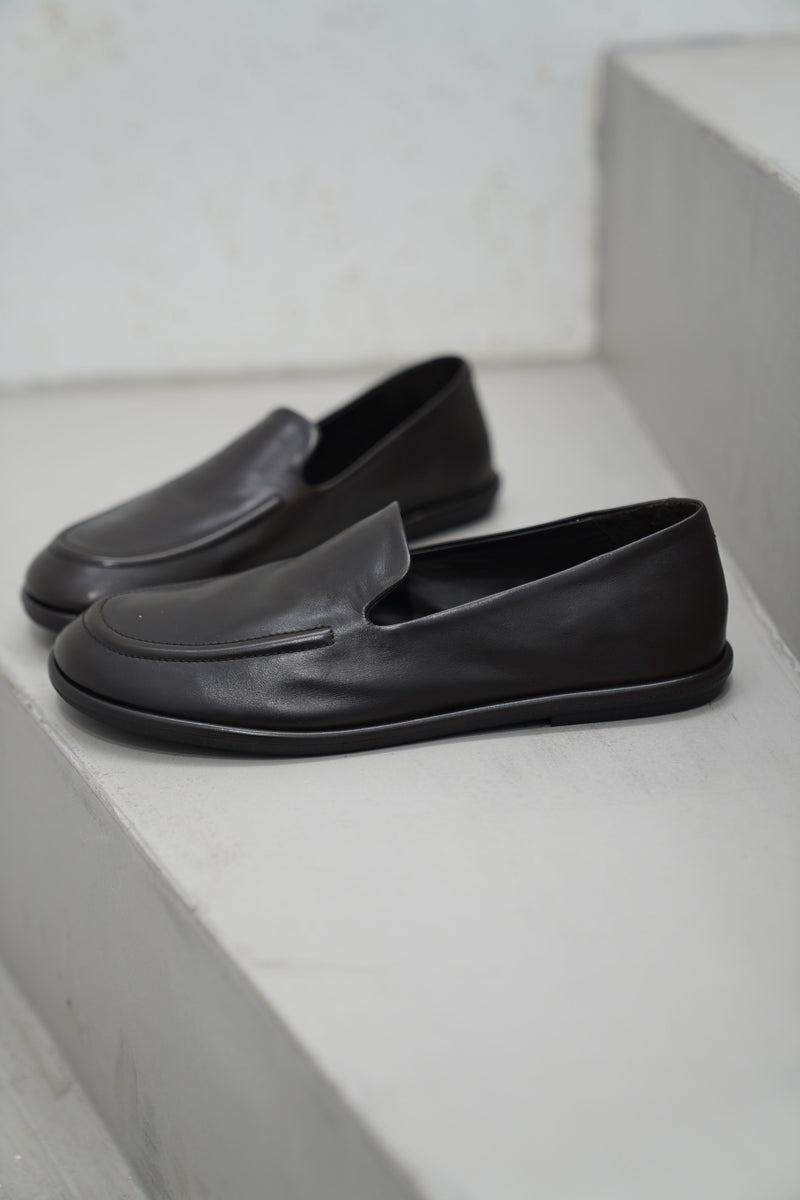 mienne 101 leather loafers brown